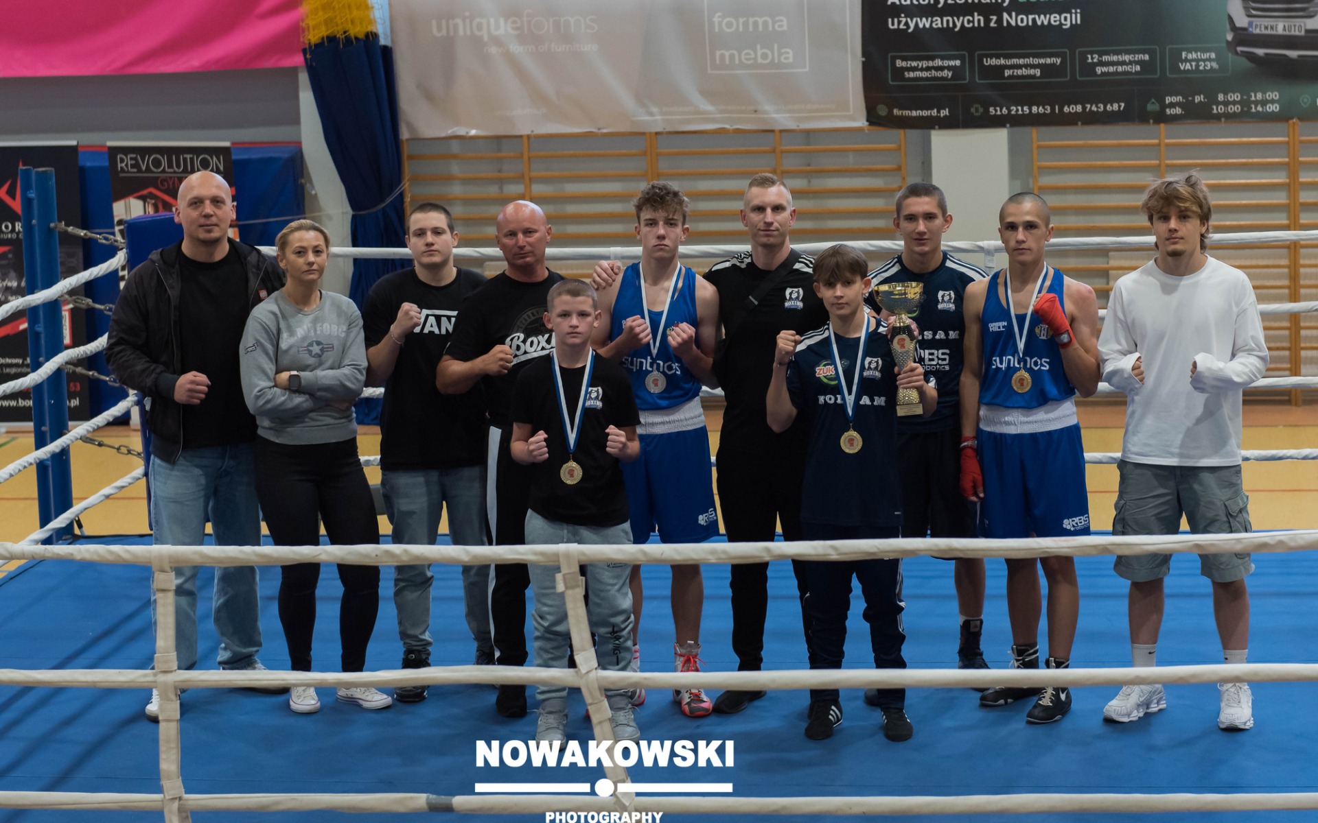Mocne ciosy pięściarzy Unii Boxing na kęckim ringu – FOTO