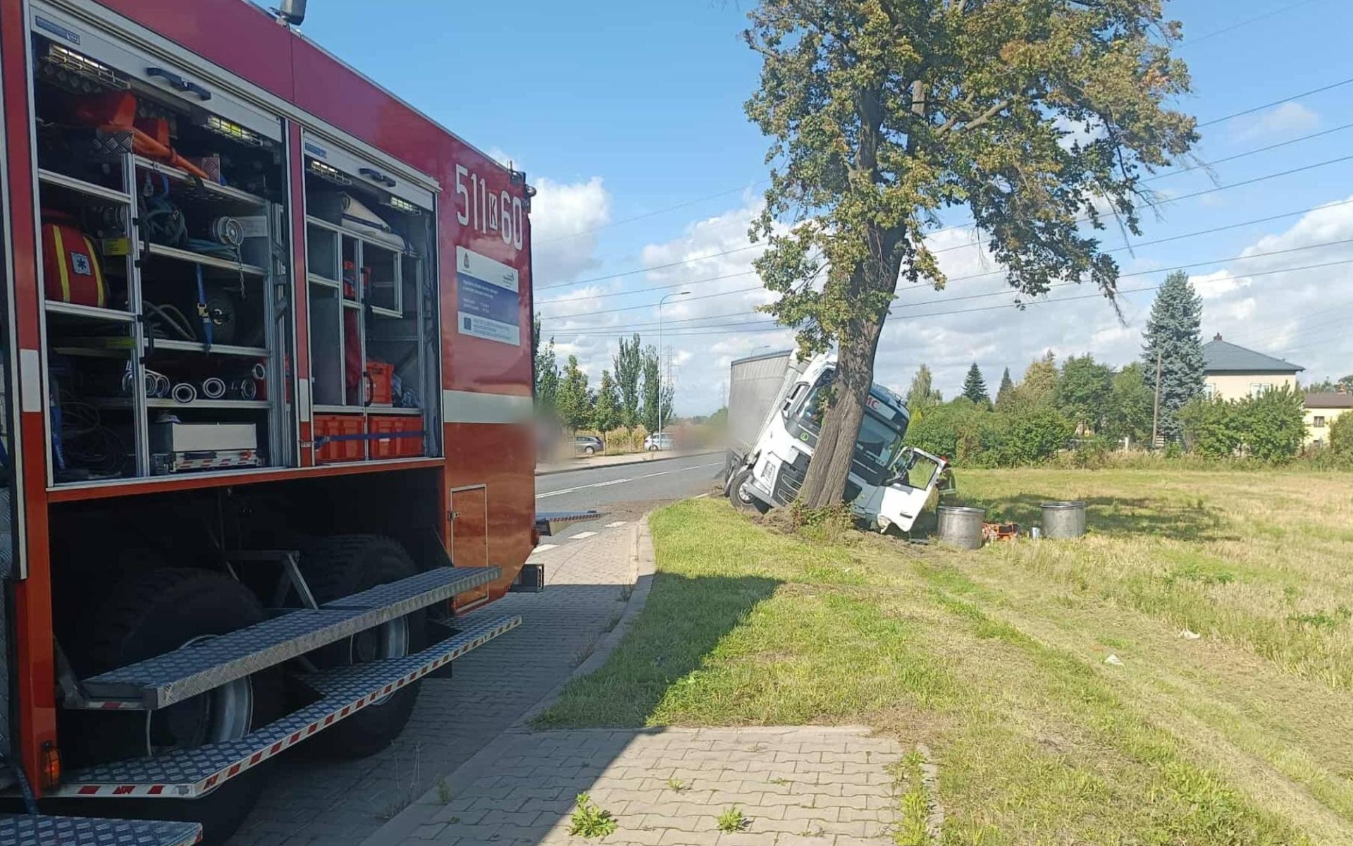 Droga Kęty-Oświęcim zablokowana po wypadku śmiertelnym – FOTO