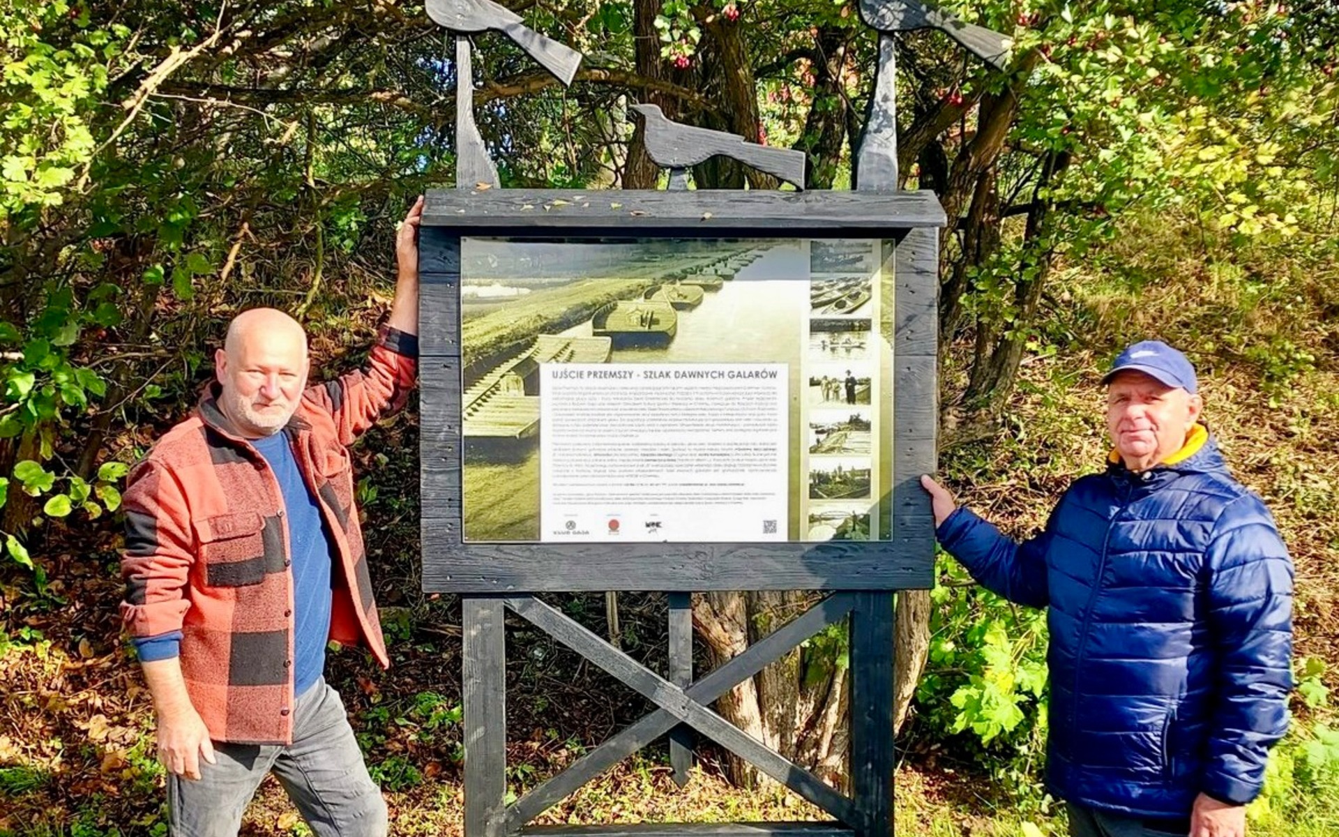 Tablica o flisackich tradycjach wróciła nad Przemszę – FOTO