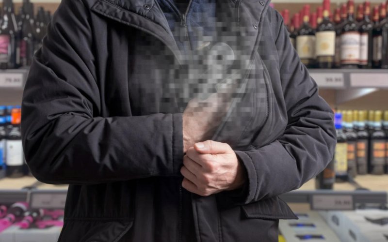 32-latek ukradł alkohol, ale długo się nim nie nacieszył