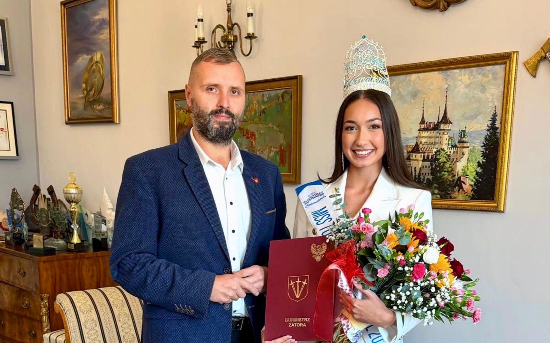 Zuzanna Balonek z gratulacjami od burmistrza – FOTO