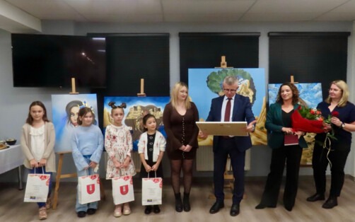 Obrazy Patrycji Mrozik w Klubie Centrum - FOTO