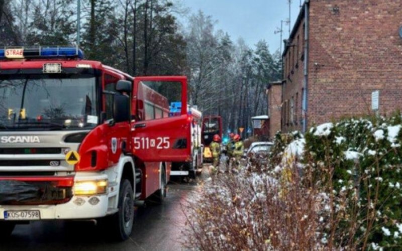 Tragiczny pożar w Chełmku. Zginęła jedna osoba