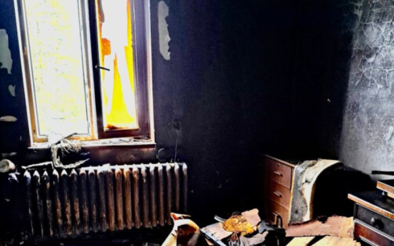 Ogień w bloku w Chełmku. Śmierć lokatora - AKTUALIZACJA