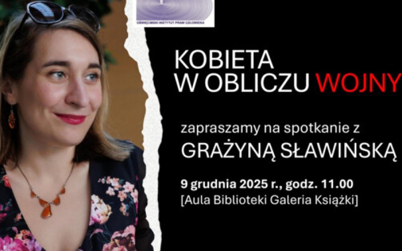 Grażyna Sławińska opowie o pomocy w Ukrainie