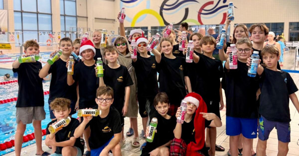 Mikołaj na pływalni - FOTO