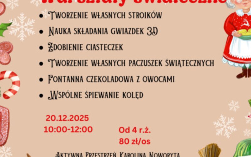 Warsztaty świąteczne dla dzieci