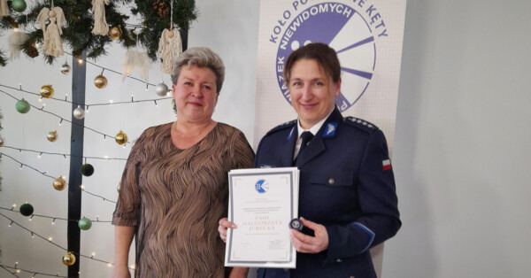 Odznaka „Przyjaciel Niewidomych” dla policjantki - FOTO