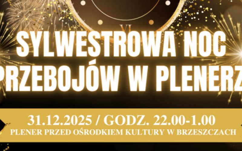 Tańce, muzyka i fajerwerki. Sylwester w Brzeszczach