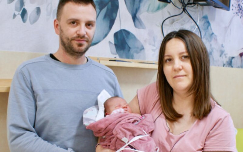 Luiza przyszła pierwsza na świat w 2026 roku