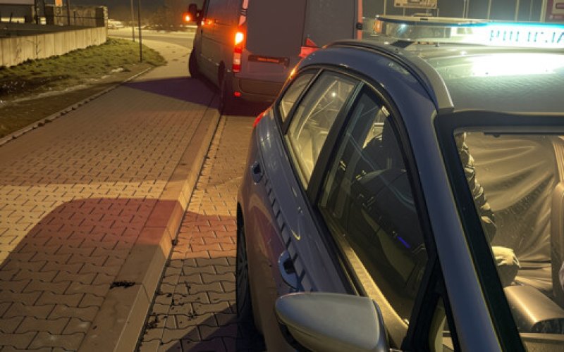 Kierowca dostawczaka miał 1,3 promila