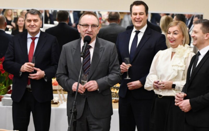 Noworoczne w Oświęcimiu, wspólny toast za miasto i powiat - FOTO