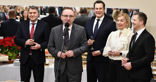 Noworoczne w Oświęcimiu, wspólny toast za miasto i powiat - FOTO