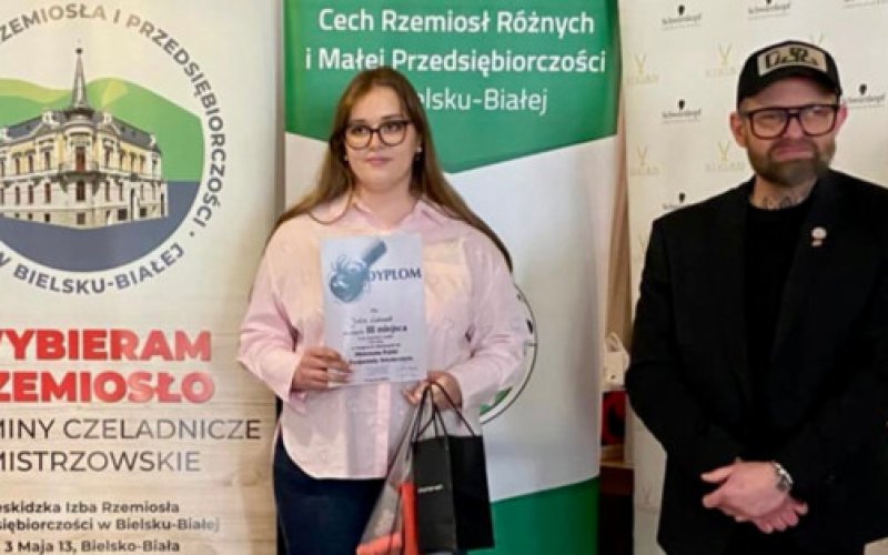 Julia Lukasek z Oświęcimia na podium barberingu - FOTO