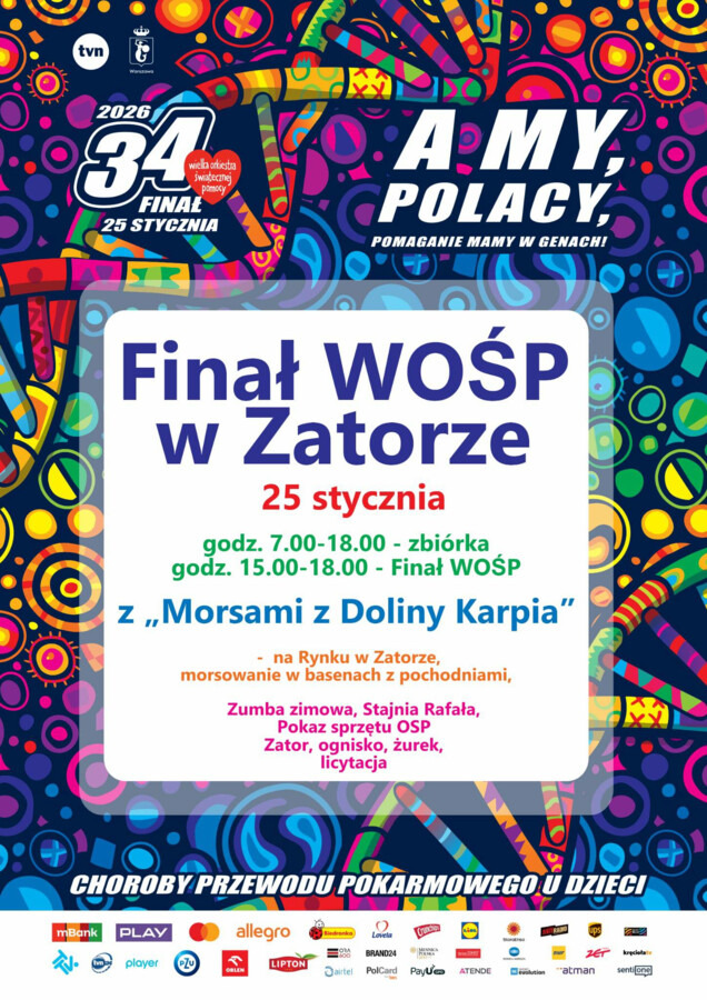 Finał WOŚP w Zatorze. Zbiórka na pomoc dzieciom