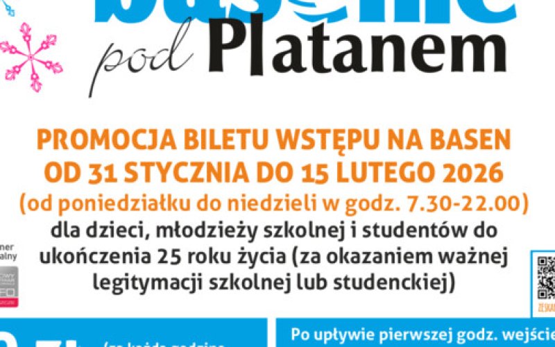 Ferie zimowe na Basenie pod Platanem w Brzeszczach