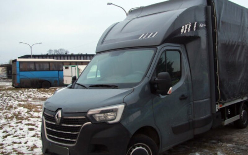 Skradziony dostawczak ze Śląska odnaleziony w Chełmku