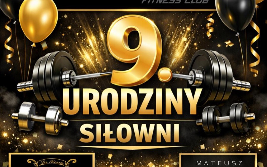 Gym For You zaprasza na urodzin. Będzie muzyka i konkurs