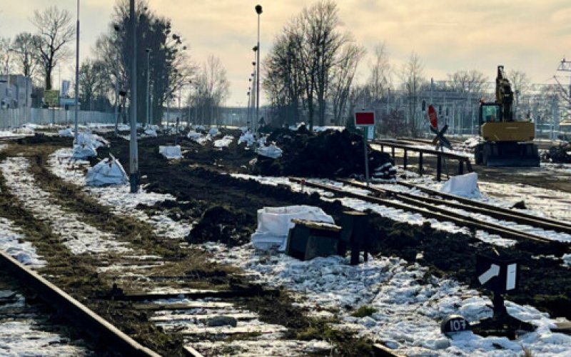Ruszyła budowa zaplecza kolejowego w Oświęcimiu - FOTO