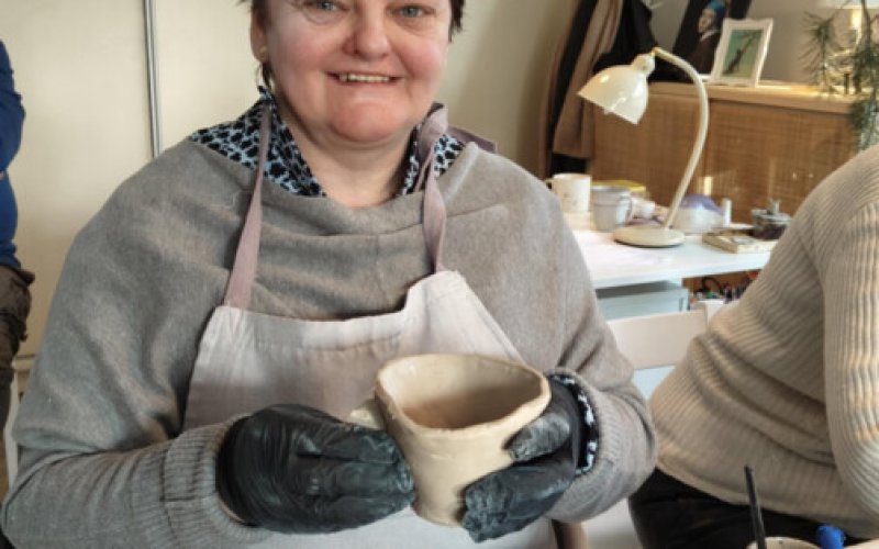 Zaparzone w glinie. Ceramika z ŚDS w Oświęcimiu - FOTO