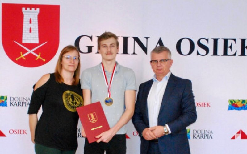 Nagroda wójta dla młodego mistrza z Głębowic