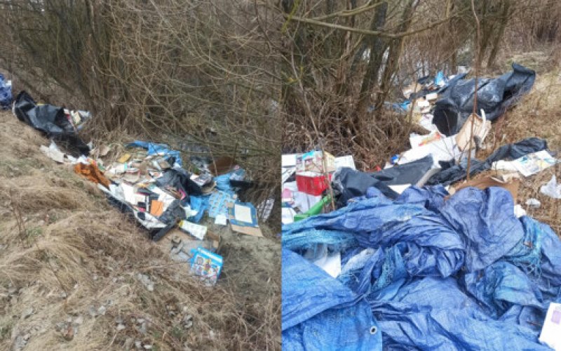 Pojechał z Nowej Wsi do Bielan, żeby wyrzucić śmieci