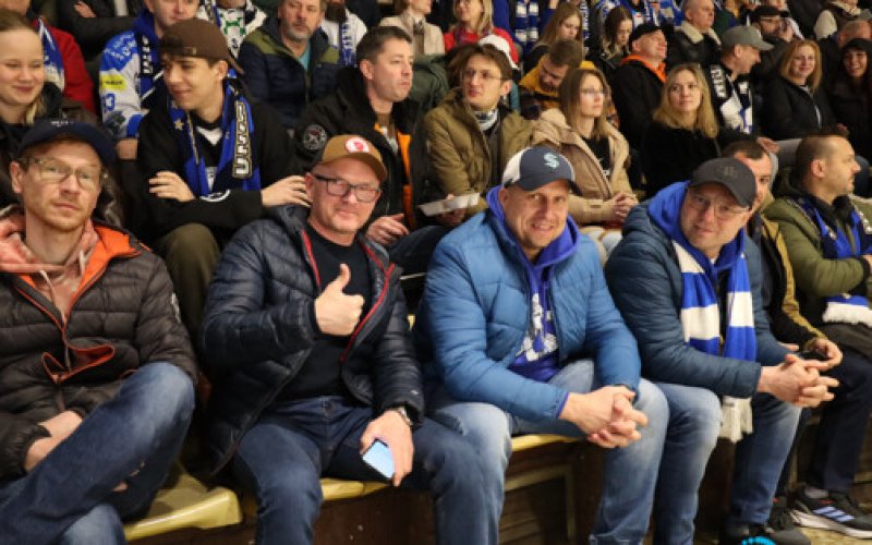 Trybuny podczas meczu Unii Oświęcim - FOTO