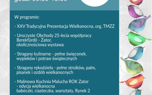 Świąteczny klimat na rynku w Zatorze