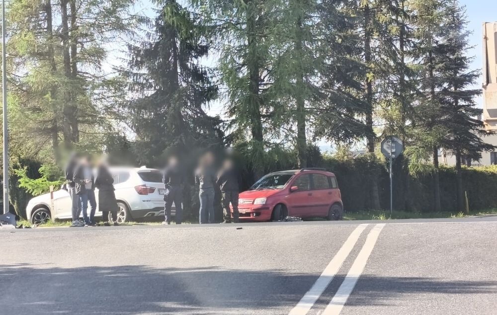 Utrudnienia na skrzyżowaniu w Bulowicach