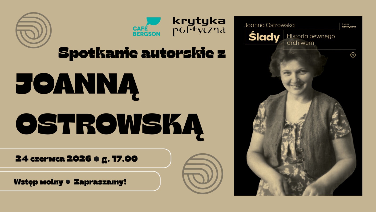 „Ślady” Joanny Ostrowskiej w Café Bergson