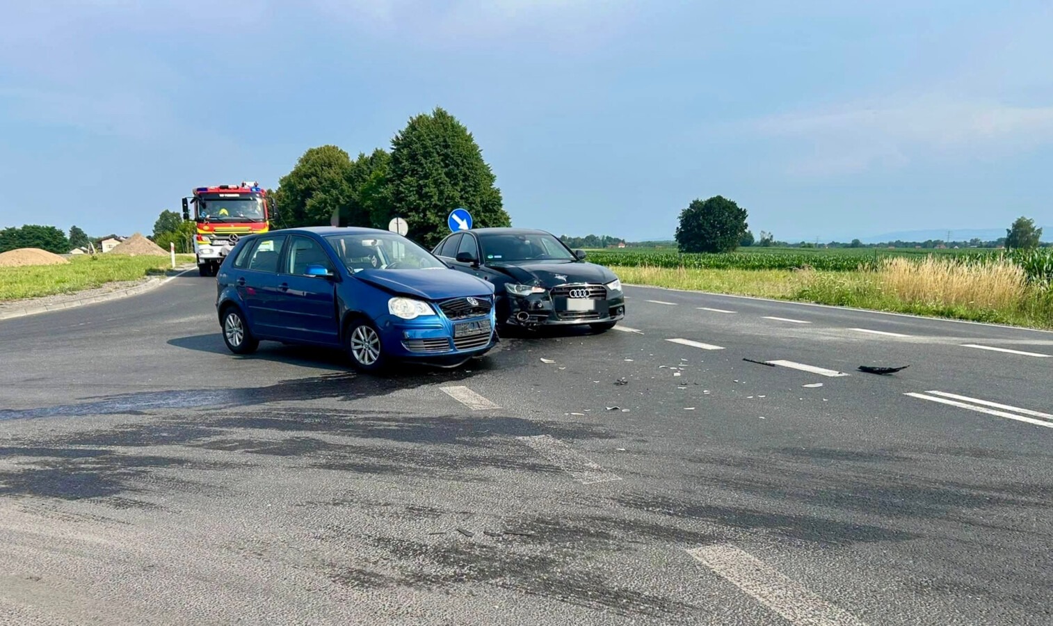 Utrudnienia po kolizji na ulicy Oświęcimskiej