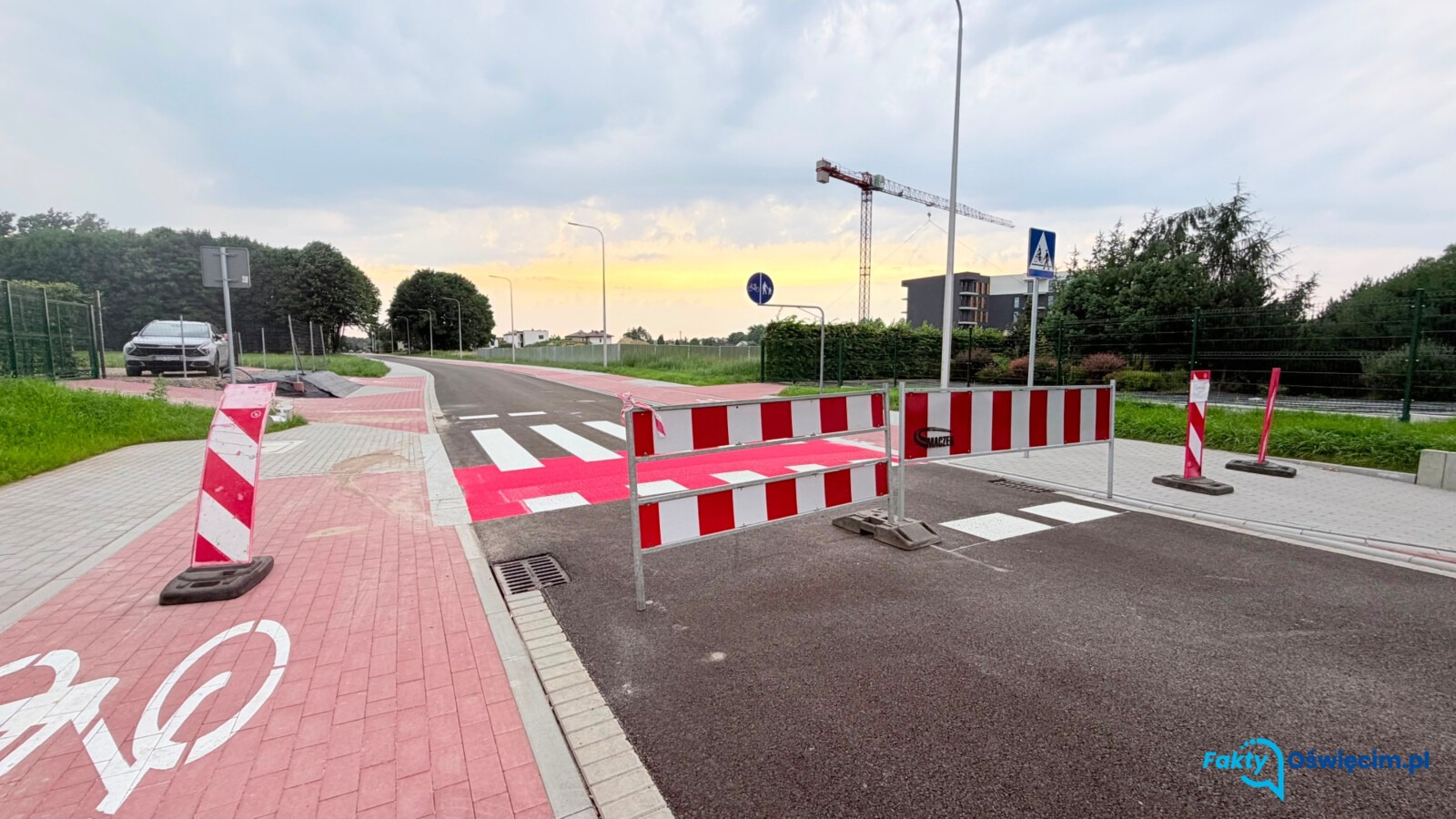 Wkrótce otwarcie nowej drogi w Starym Mieście w Oświęcimiu - FOTO