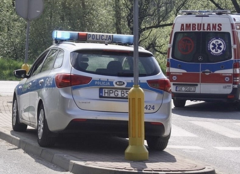 Rowerzystka zderzyła się z BMW