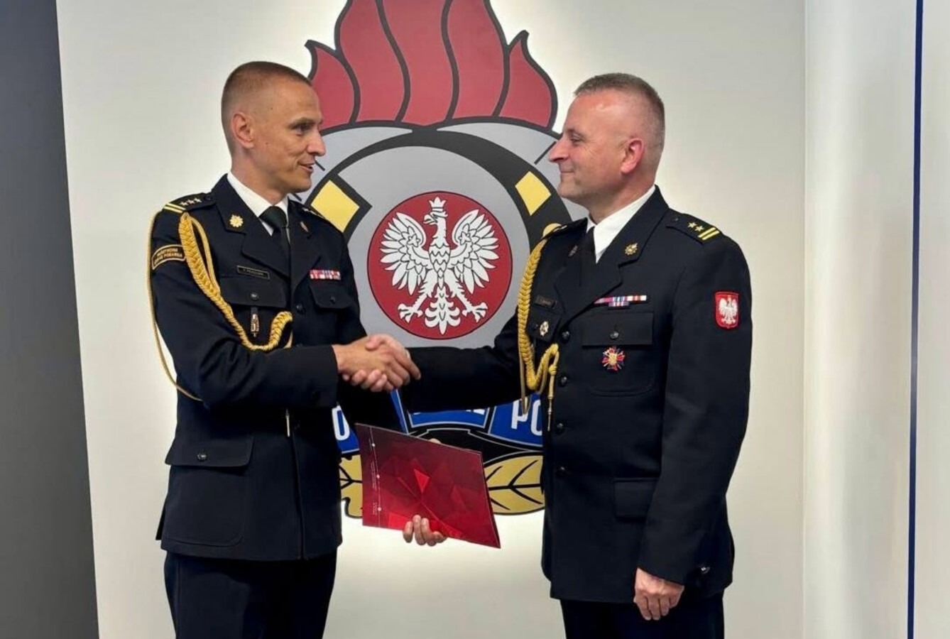 Nowy zastępca komendanta straży pożarnej i nowy szef jednostki ratowniczo-gaśniczej - FOTO