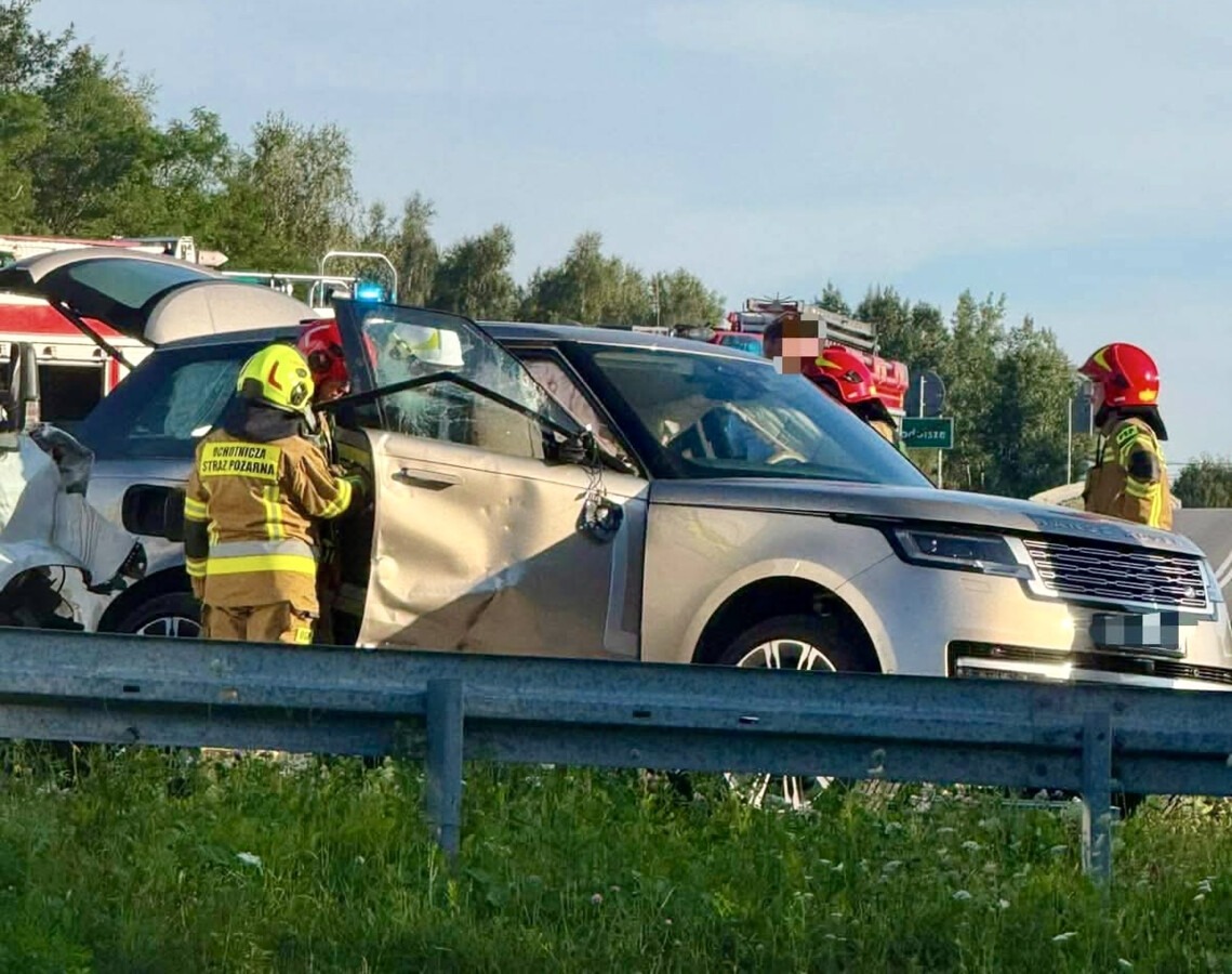 Wypadek w Podolszu. Jedna osoba poszkodowana
