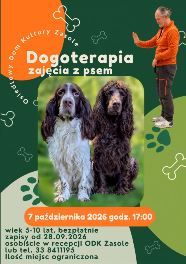Dogoterapia dla dzieci. Bezpłatne zajęcia na Zasolu