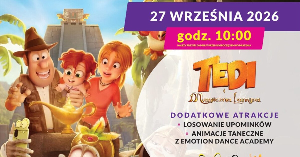 Poranki dziecięce w Planet Cinema Oświęcim - Tedi i Magiczna Lampa
