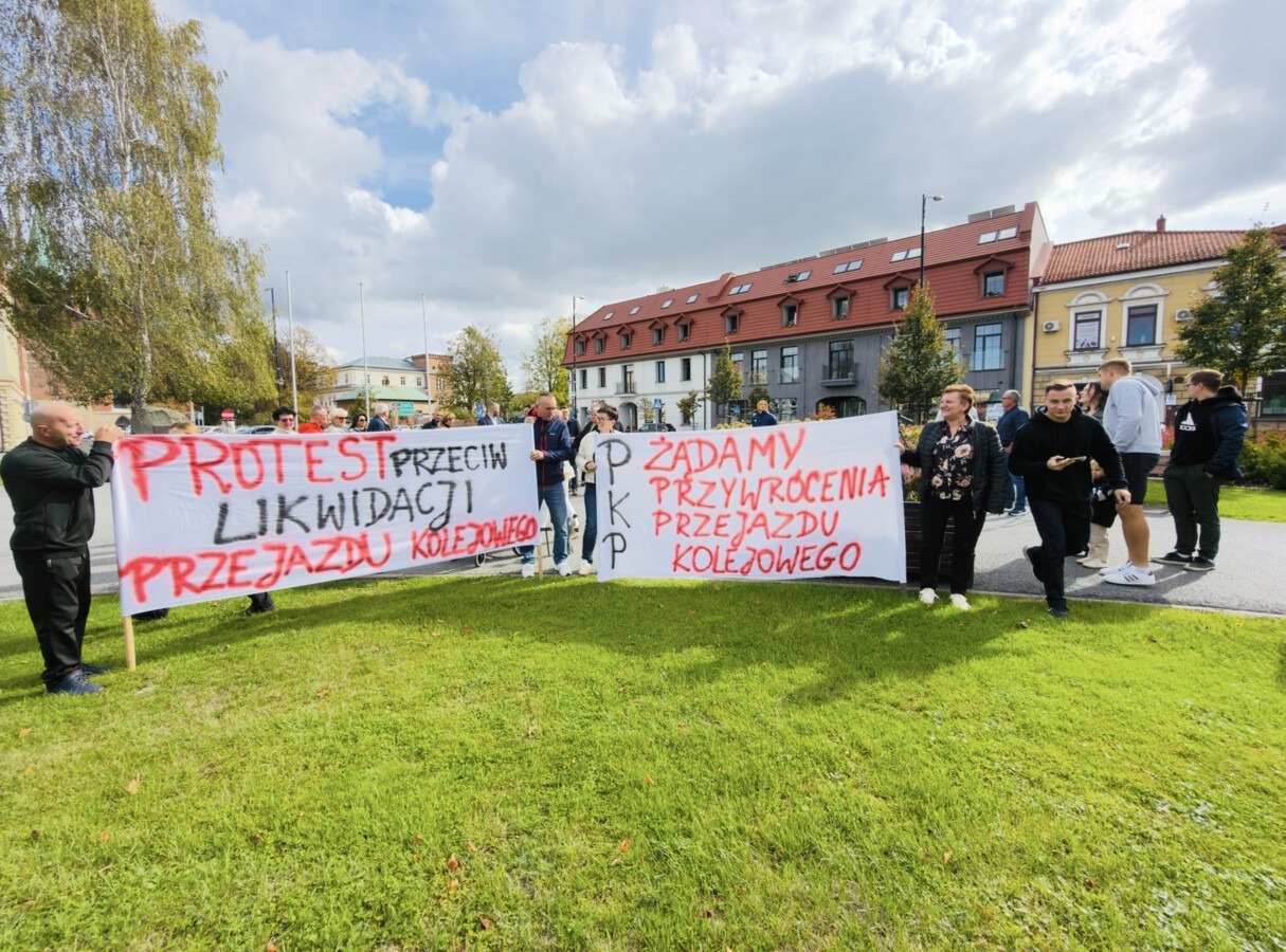 Rozpoczął się protest mieszkańców gminy Zator