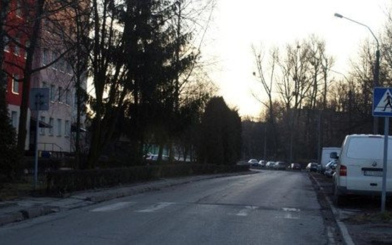Ulica Szpitalna w Oświęcimiu nieprzejezdna