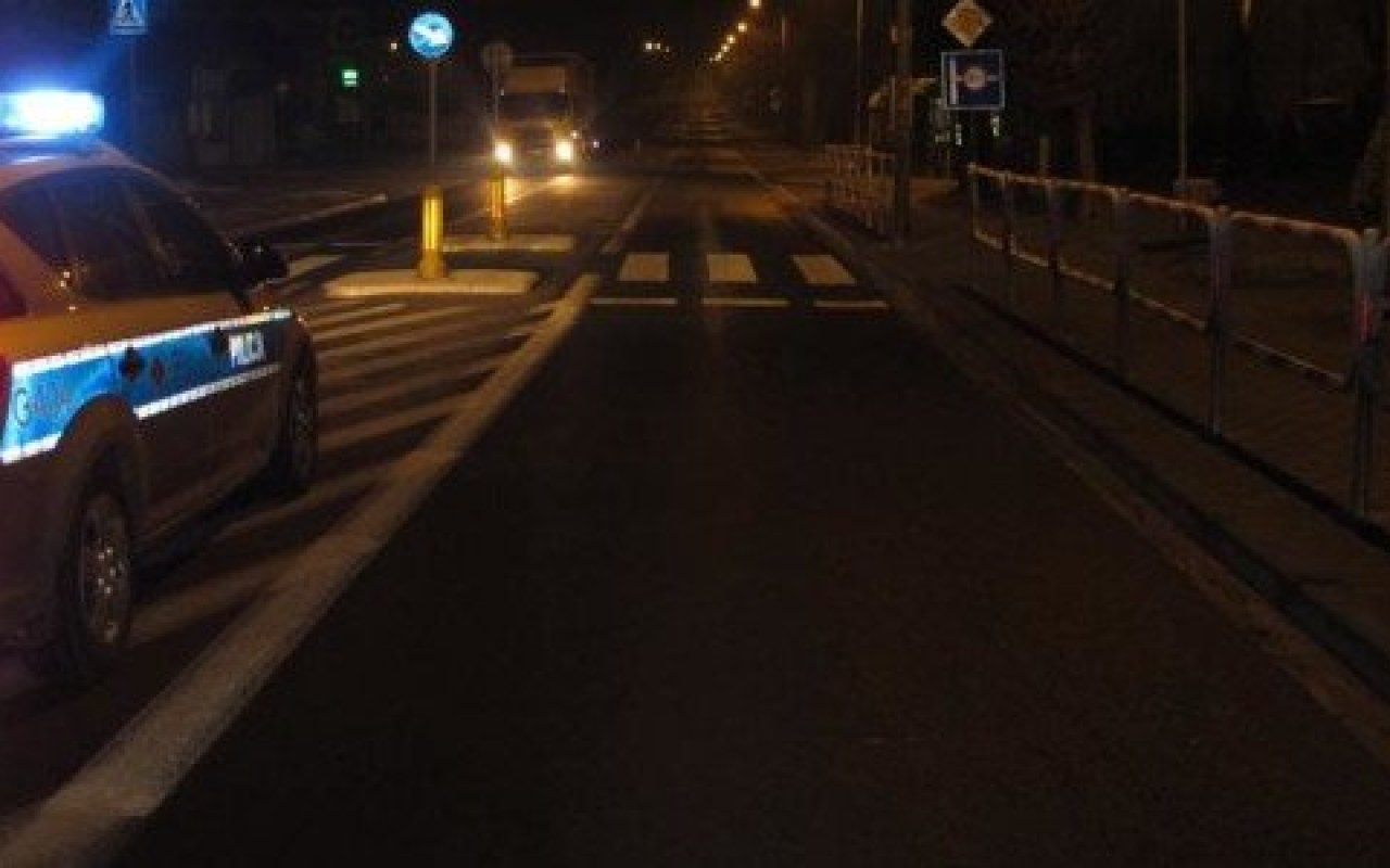 Potrącenie na przejściu dla pieszych