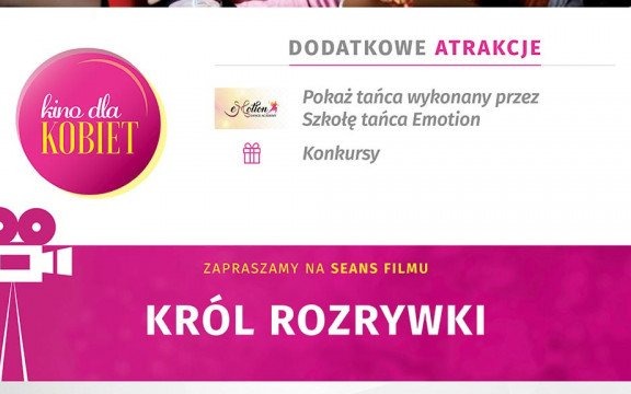 Kino dla Kobiet – zgarnij zaproszenia
