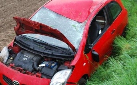 Toyota dachowała w Zatorze