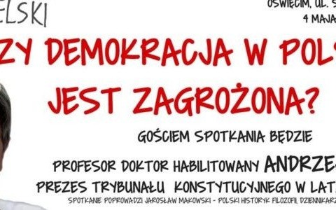 Profesor Zoll w Oświęcimiu o demokracji w Polsce