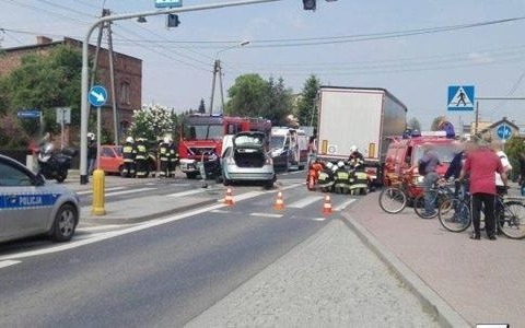 Wypadek w Bieruniu. Ruch na Śląsk wstrzymany