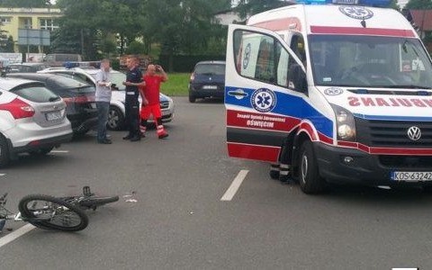 Zderzenie na parkingu