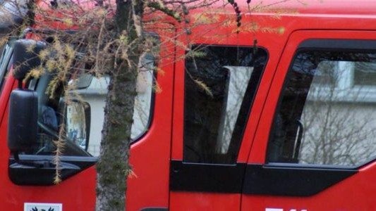 Palił się dom. Nocna akcja gaśnicza w Kętach