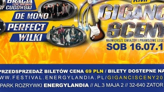 Festival Giganci Sceny RMF w parku Energylandia