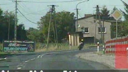 Motocyklem uciekał przed policją