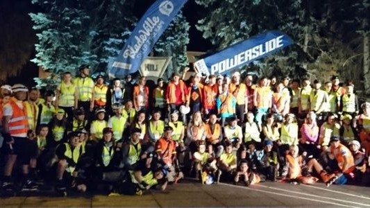 Przez Oświęcim przejechał Nightskating na ŚDM – FOTO