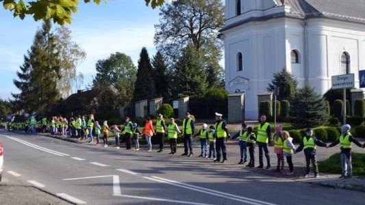 Pół kilometra odblasków – FOTO
